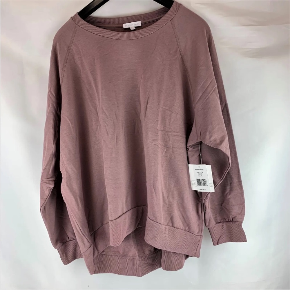 Beyond yoga Saturday oversized pullover xl mauve NWT